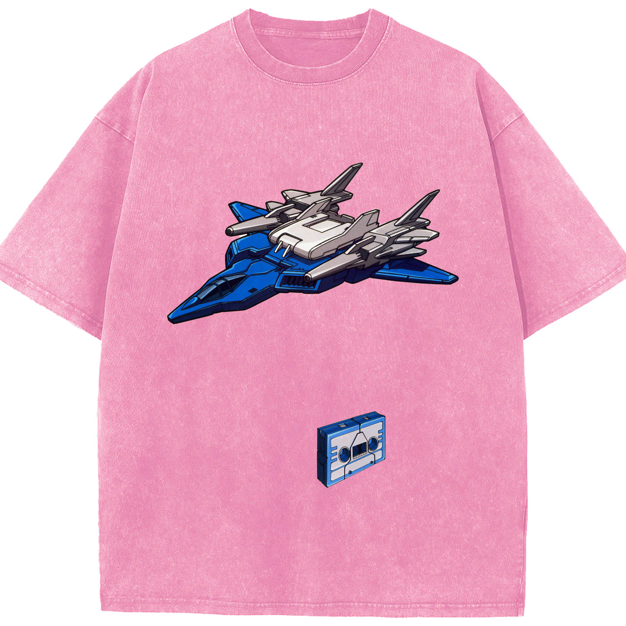 （画像用）  綿100% ヴィンテージ風 半袖Tシャツ（フロントプリント）